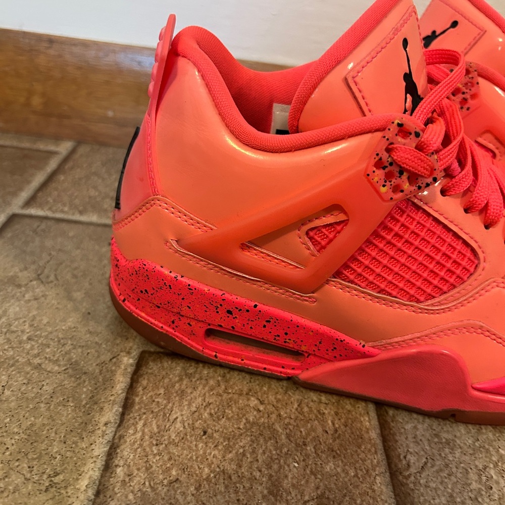 Nike Air Jordan 4 Retro Hot Punch Pink Women's - Picture 3 of 16